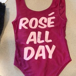 Leotard! Bright pink